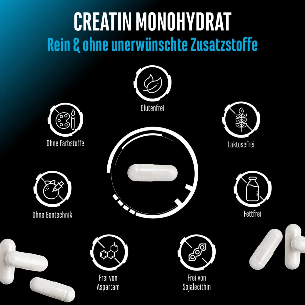 Creatin Ultra Caps - 180 Stück, GEN