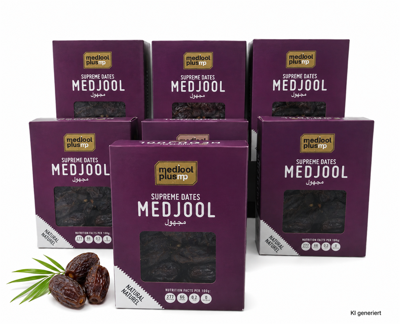 Angebot: 8x1kg. Medjoul-Datteln Supreme Medjool Plus