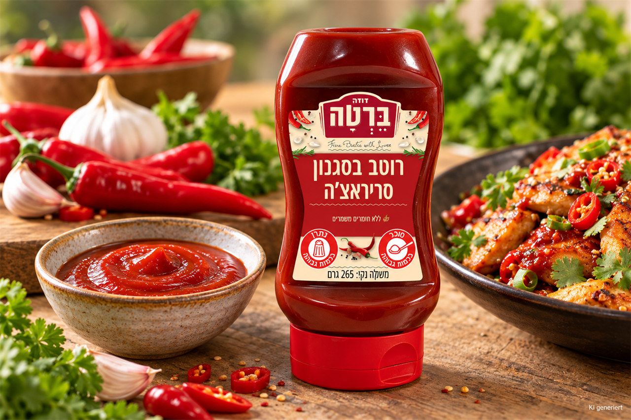 Aunt Berta Sriracha-Sauce, 280ml.