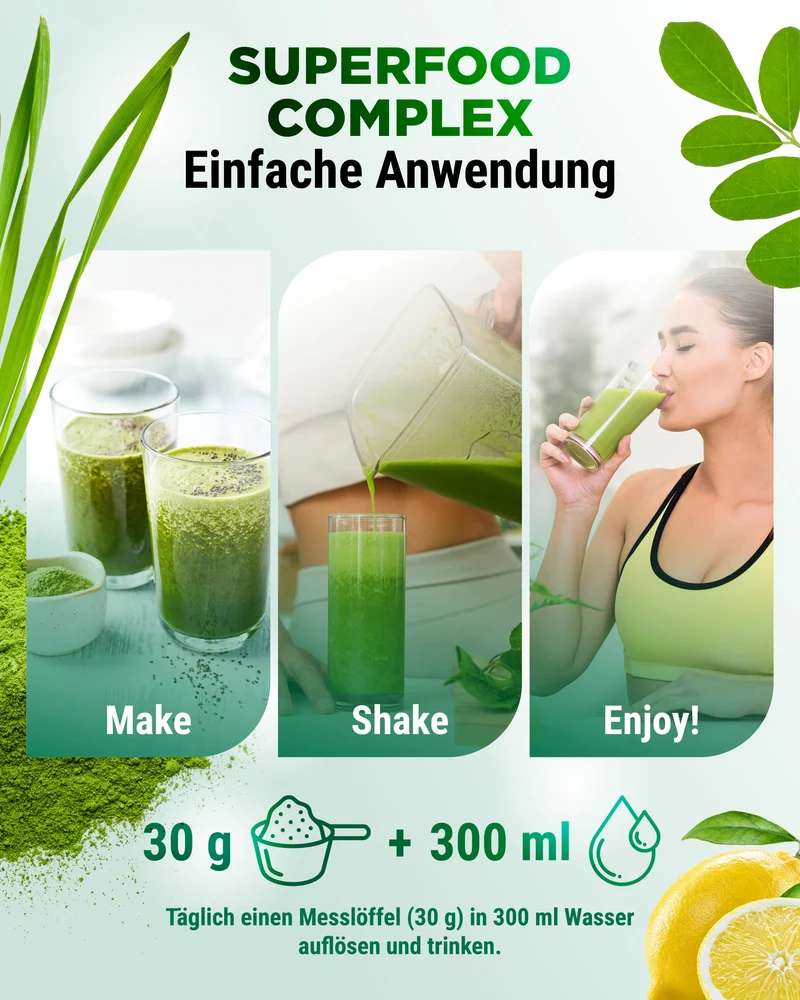 Daily Greens & Fibers - Zitrone, 600g., Vit4ever