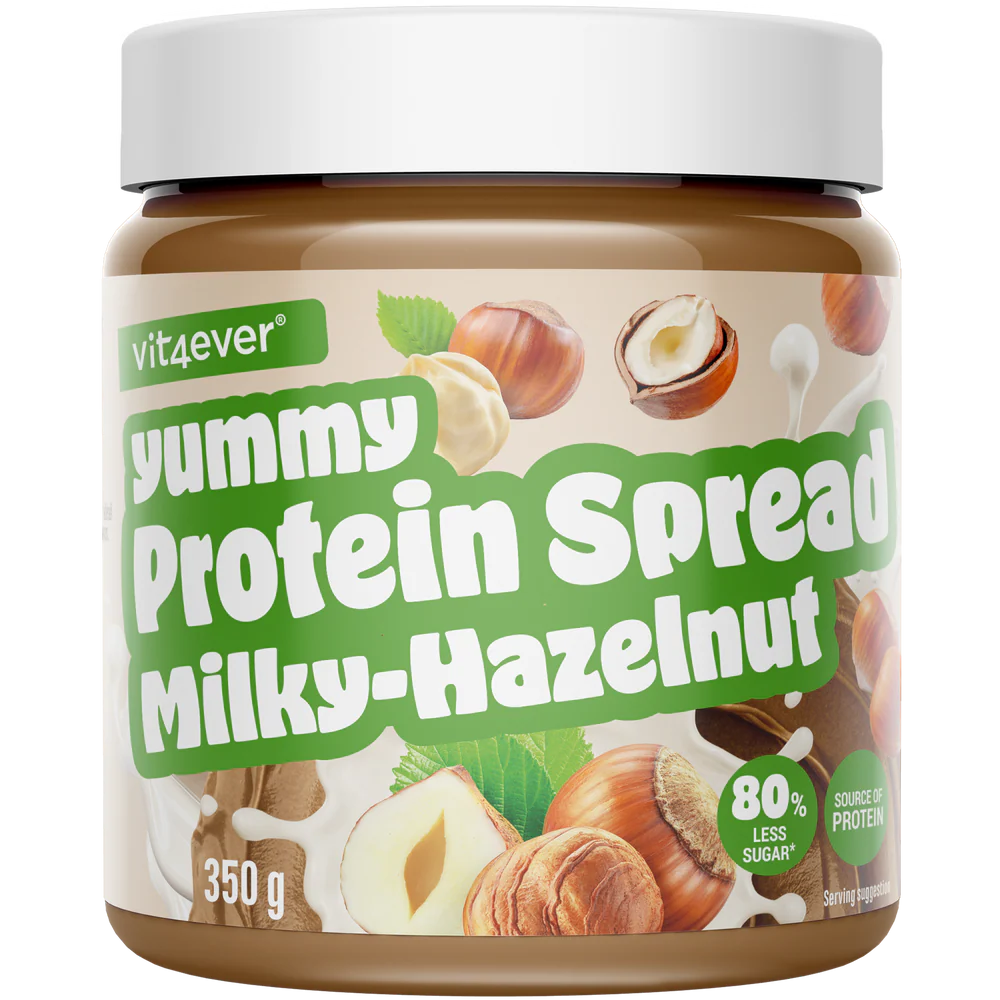 Protein Spread 350g. Milch-Haselnuss - Vit4ever