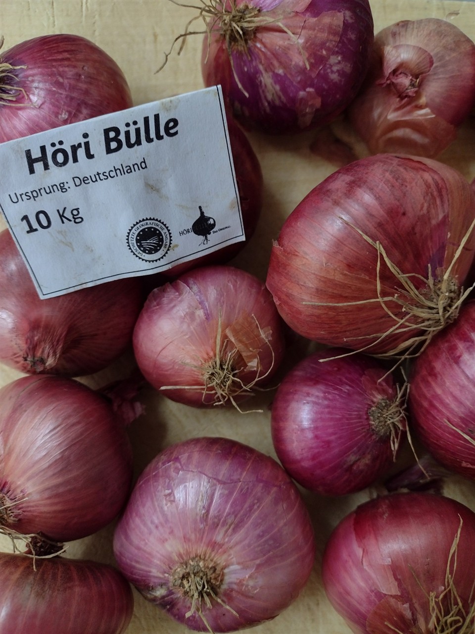 1kg. Höri-Bülle Zwiebeln vom Bodensee