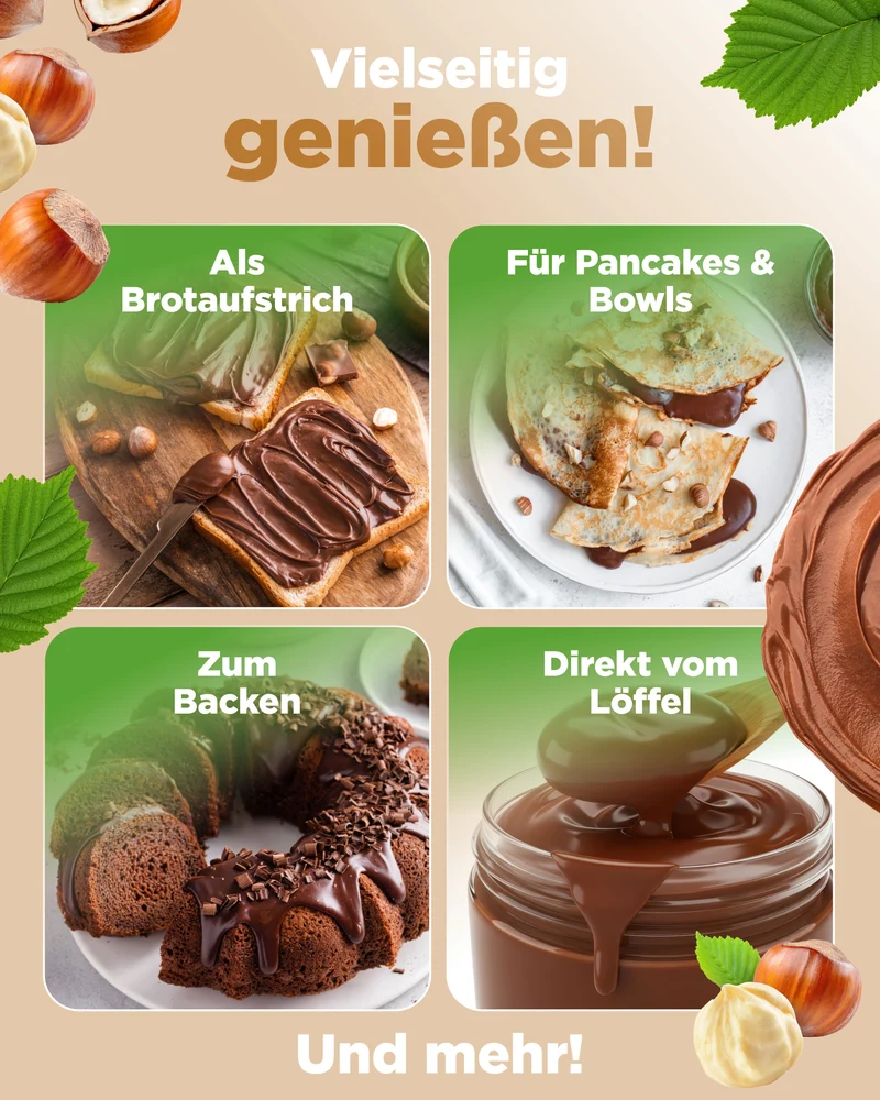 Protein Spread 350g. Haselnuss - Vit4ever