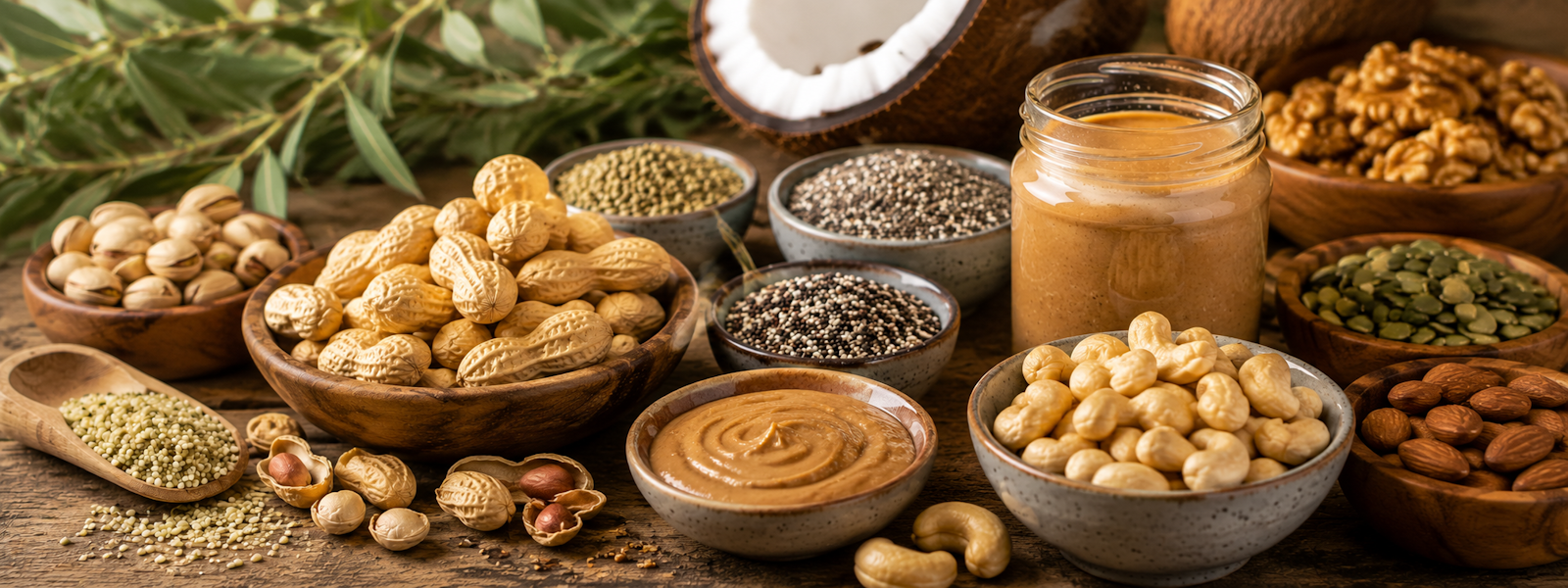 Premium Nüsse, Nussmuse, Kokosprodukte und regionale Naturprodukte von Israel Spezialitäten